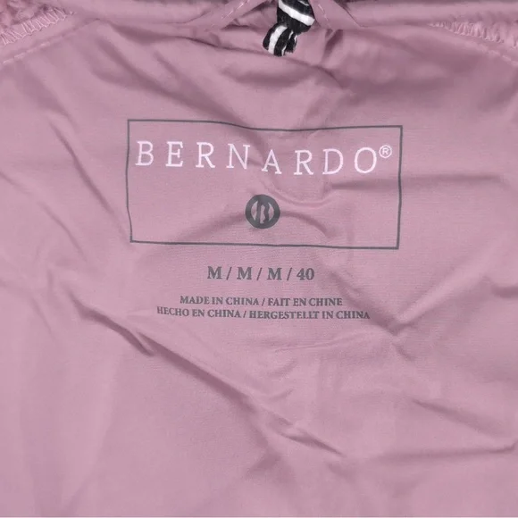 NWT BERNARDO Light Weight Faux Fur Puffer Full Zip Combo Jacket LilacHaze MEDIUM - Picture 7 of 16